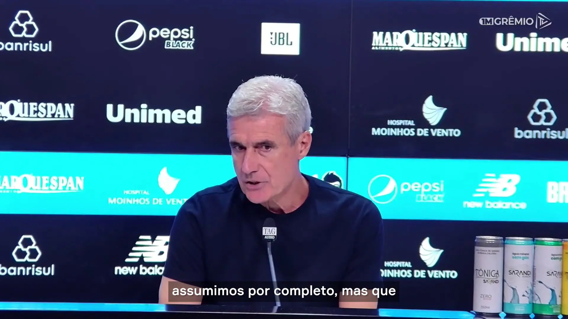 Luís Castro analisa ‘vantagem teórica’ do Grêmio após empate no Beira-Rio