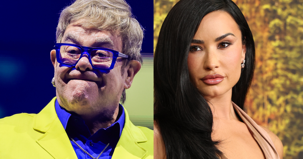 Após overdose quase fatal, 3 AVCs e ataque cardíaco, Demi Lovato ouviu de Elton John, marcado por anos de dependência química, um conselho sobre drogas que demorou a aceitar Após overdose quase fatal, 3 AVCs e ataque cardíaco, Demi Lovato ouviu de Elton John, marcado por anos de dependência química, um conselho sobre drogas que demorou a aceitar