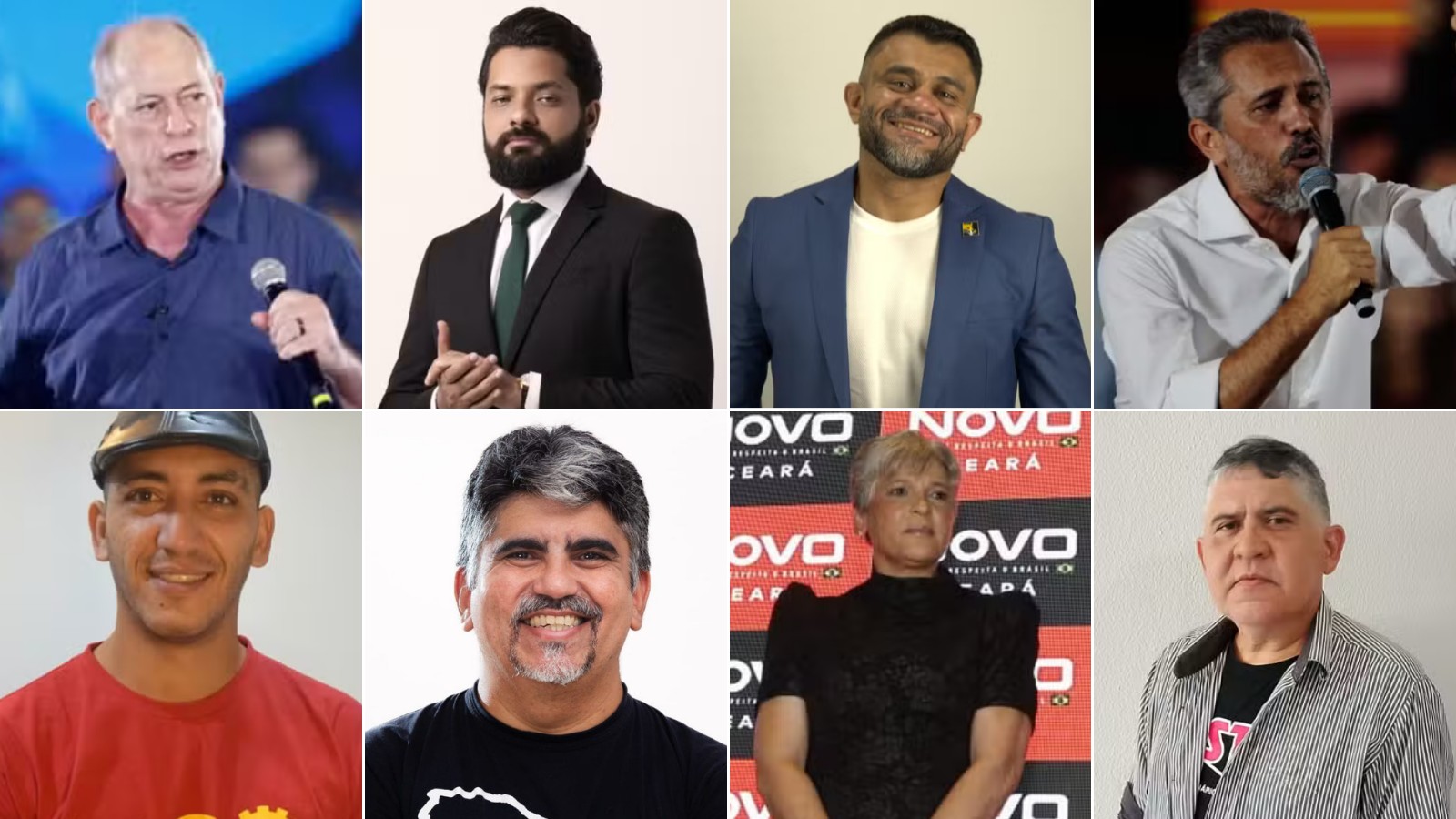 Reuniões e panfletagem: veja como foi o dia dos candidatos ao governo do Ceará