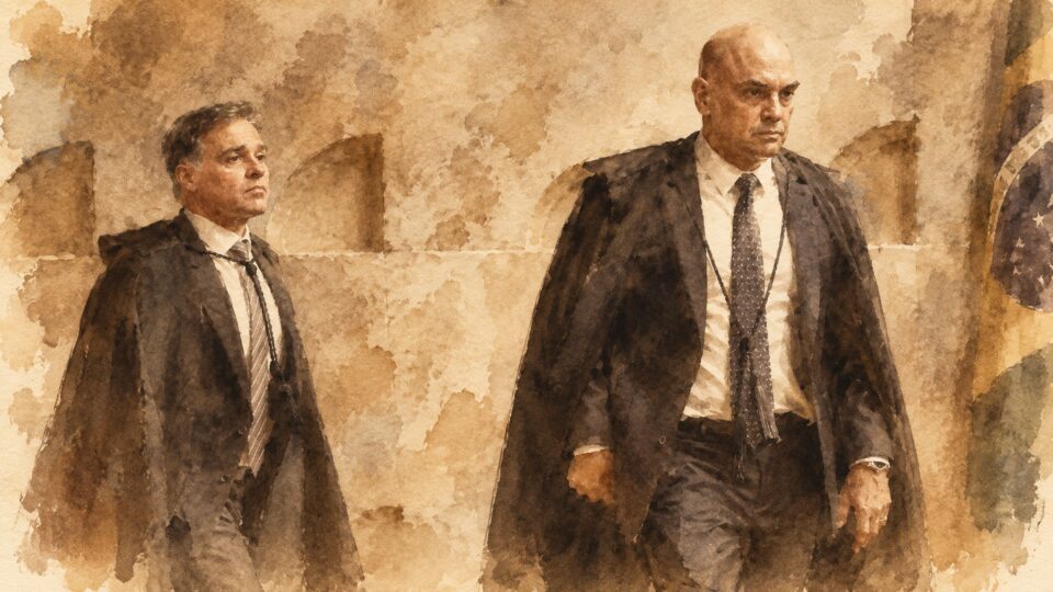 Não existe equivalência moral possível entre Moraes e Mendonça