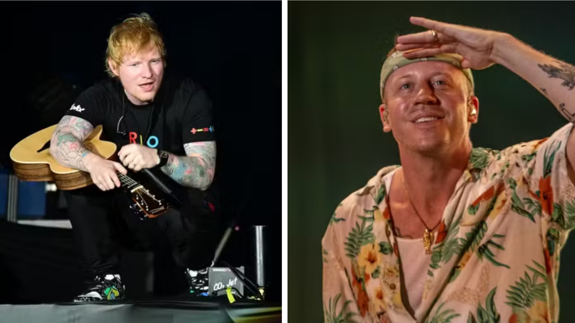 Após expulsão de turnê de Ed Sheeran, Macklemore doará US$ 1 milhão para ONGs pró-Palestina Após expulsão de turnê de Ed Sheeran, Macklemore doará US$ 1 milhão para ONGs pró-Palestina