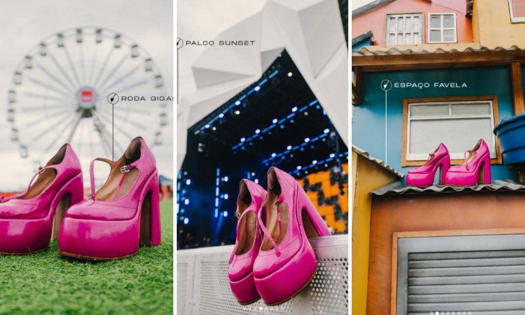 ‘Cinderela do Rock in Rio’: mulher que perdeu sapato rosa-choque no festival resgata o calçado