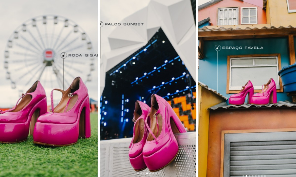 ‘Cinderela do Rock in Rio’: mulher que perdeu sapato rosa-choque no festival resgata o calçado