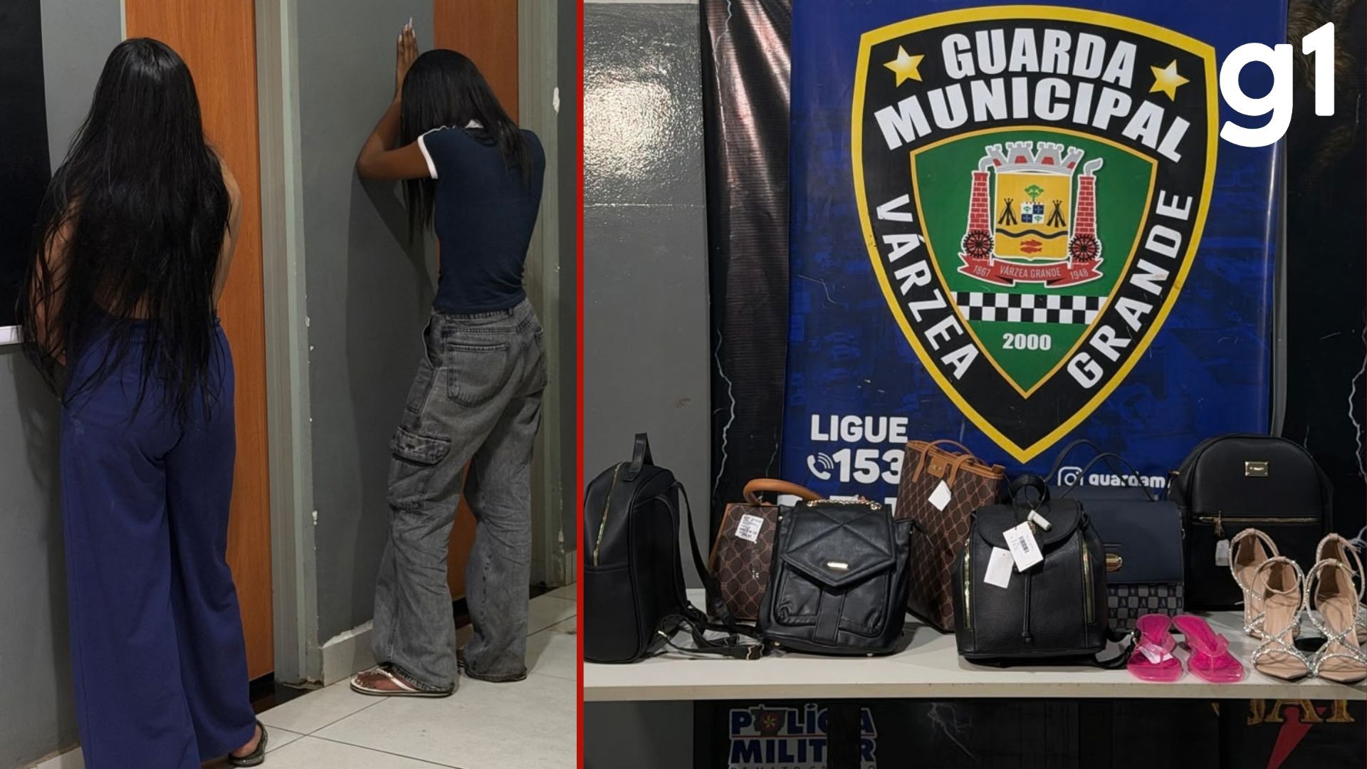 VÍDEO: duas mulheres são detidas suspeitas de furtar bolsas e sapatos em shopping de MT